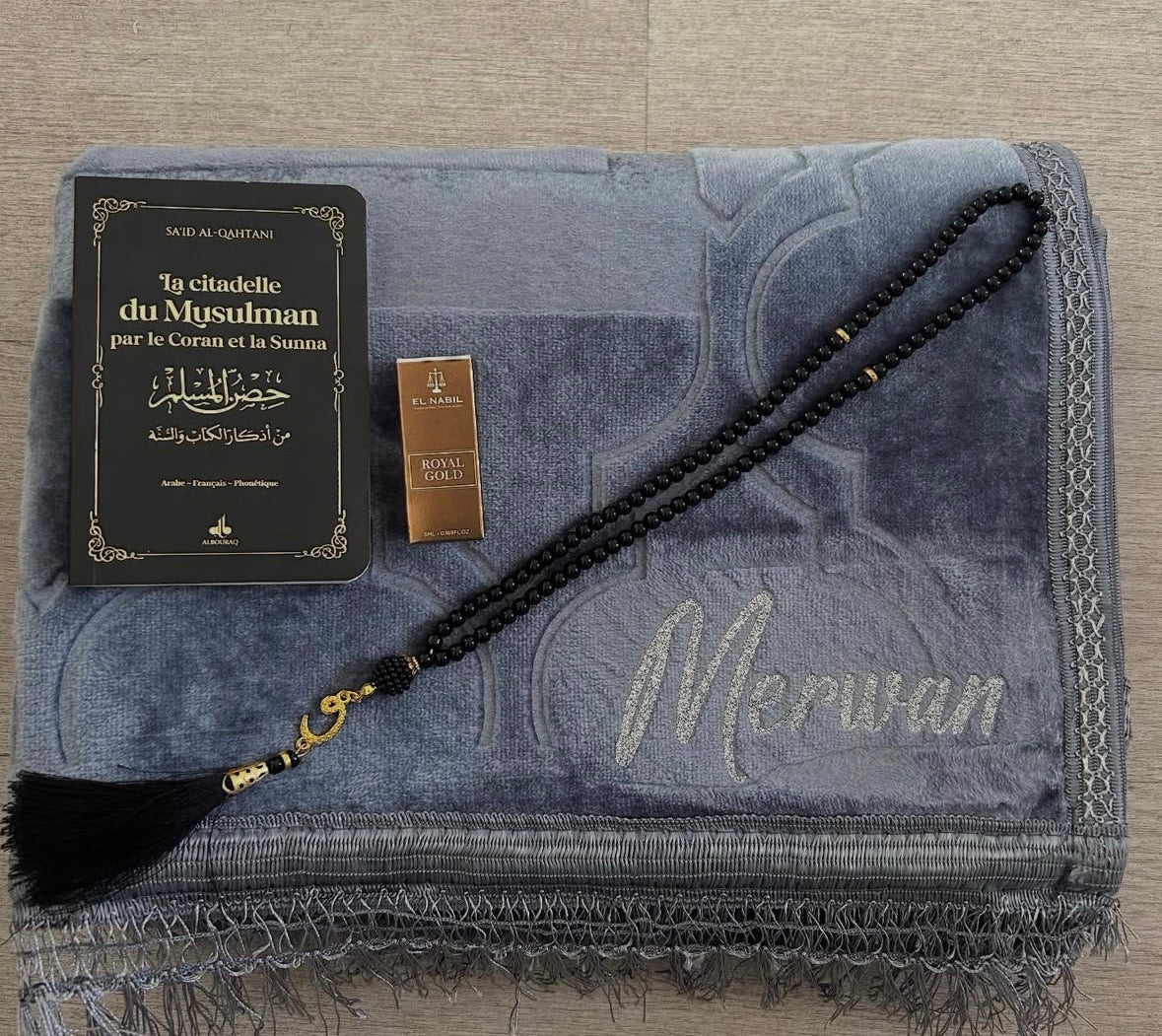 Coffret tapis personnalisé avec accessoires